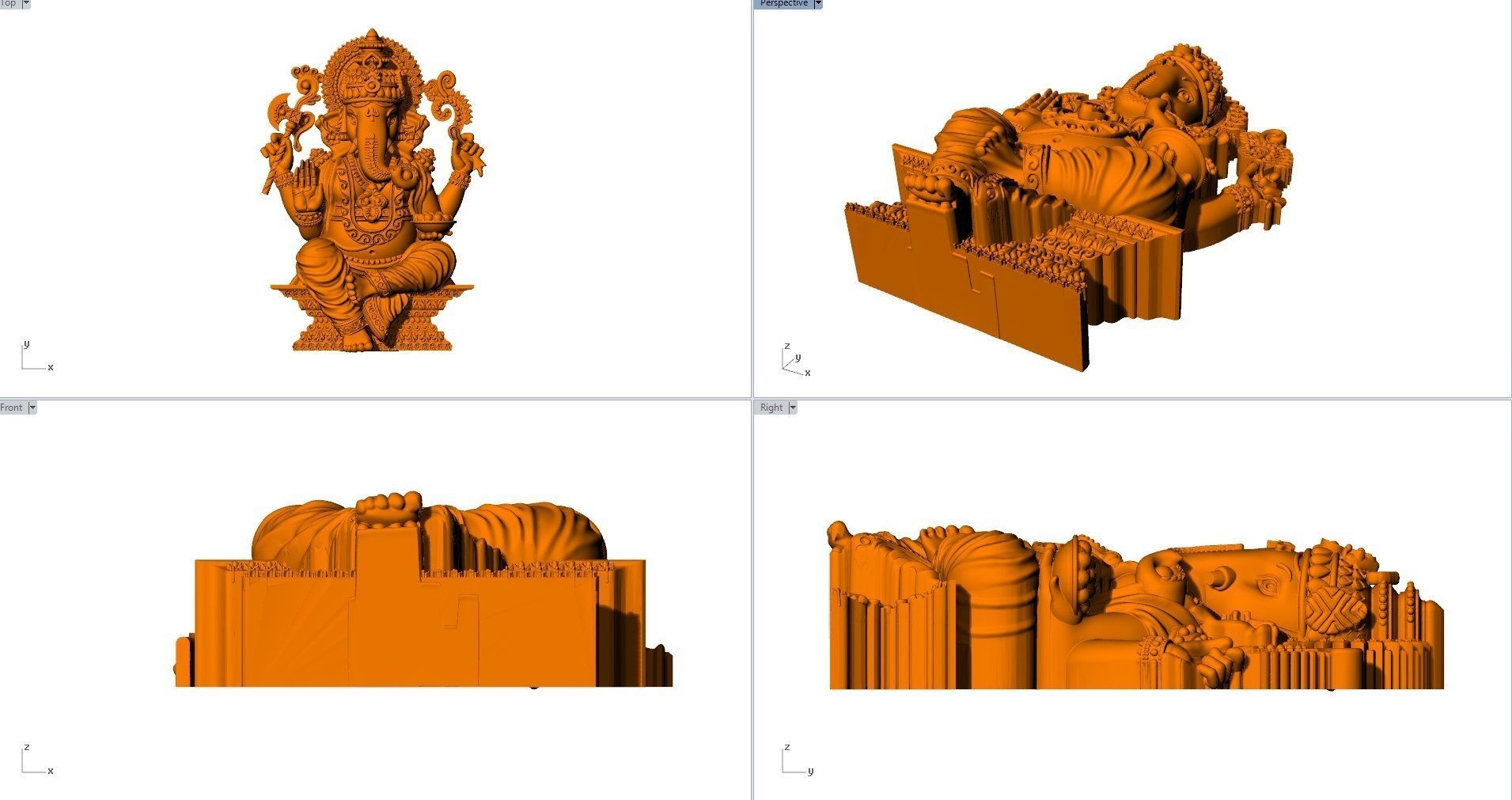 GANAPATHI PENDENT 3D print model_8