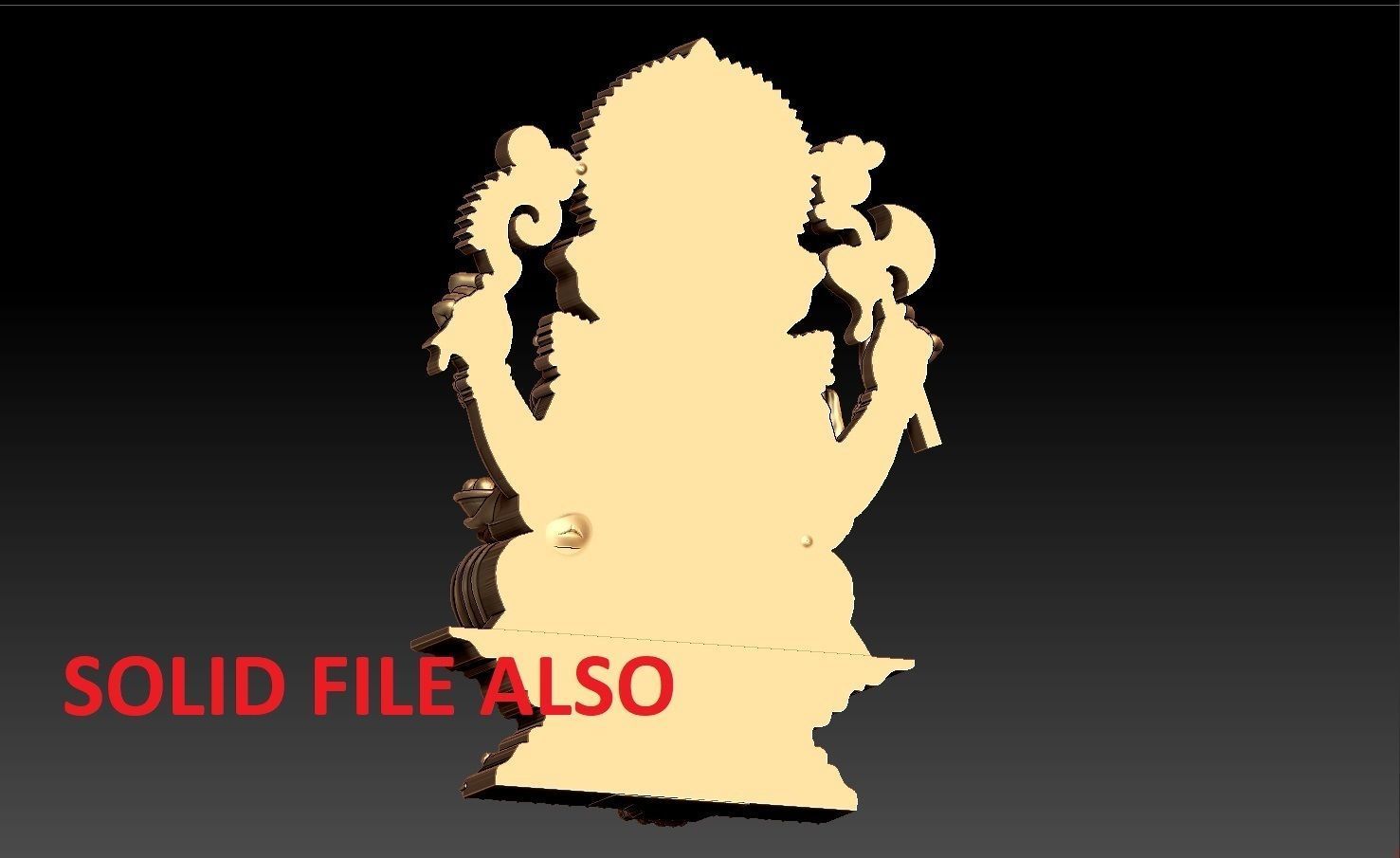 GANAPATHI PENDENT 3D print model_6