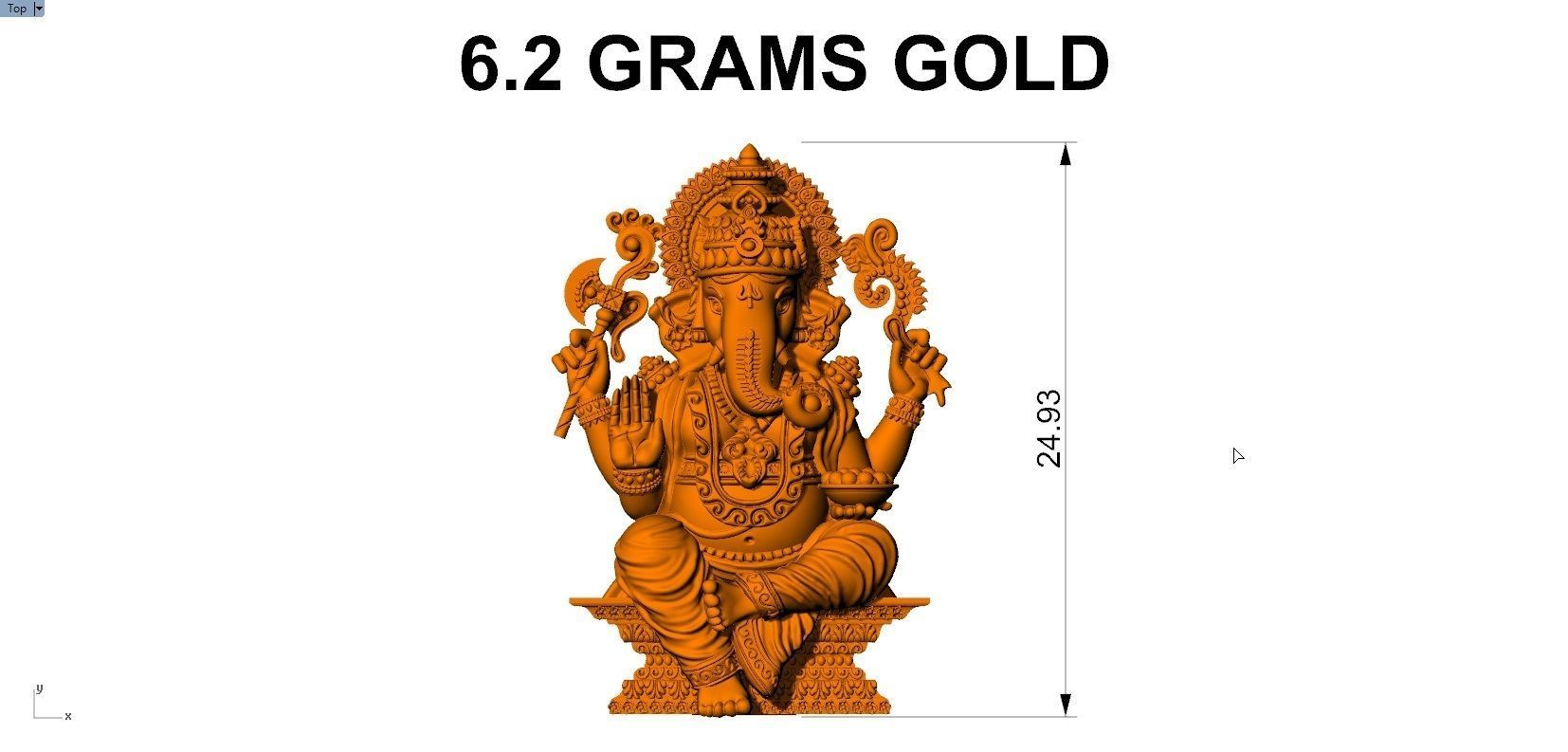 GANAPATHI PENDENT 3D print model_10