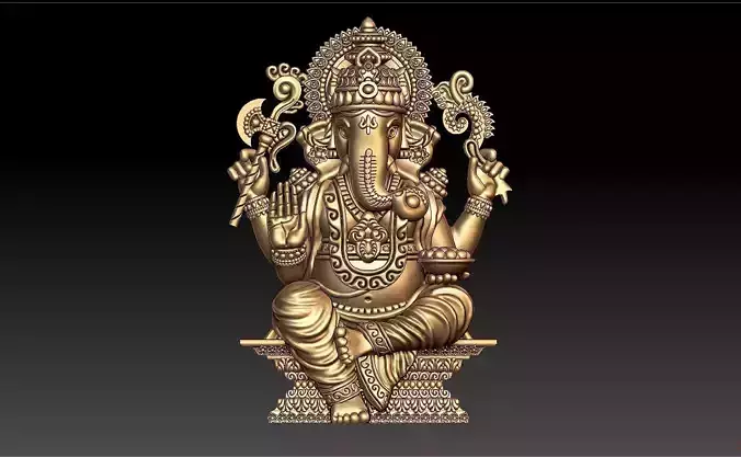 GANAPATHI PENDENT 3D print model