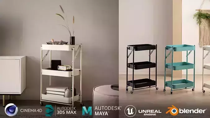 storage moving trolley