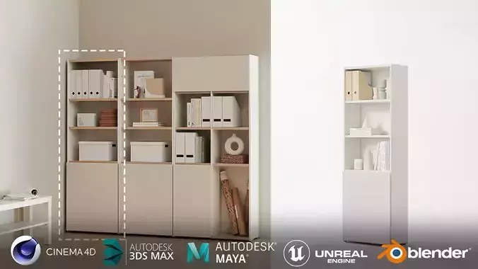 Tio General Bookshelf Storage