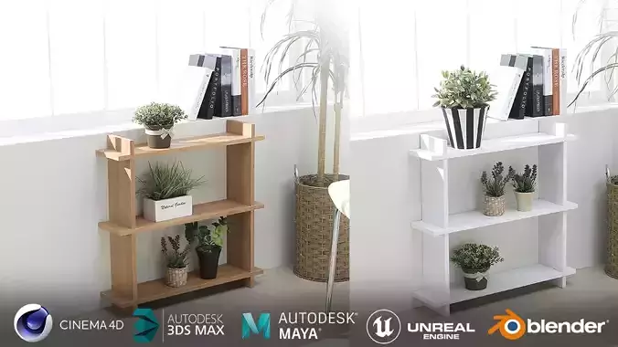 Fitted flower pot display stand 600