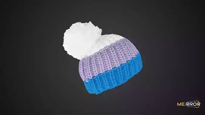 3 Color Knit Hat