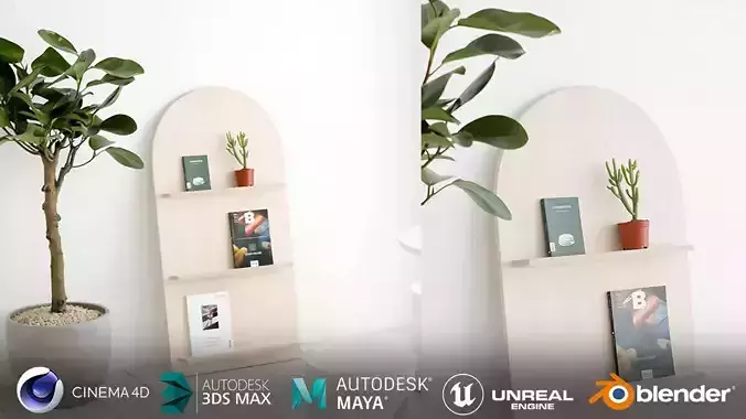 Householic Magazine Rack Shelf