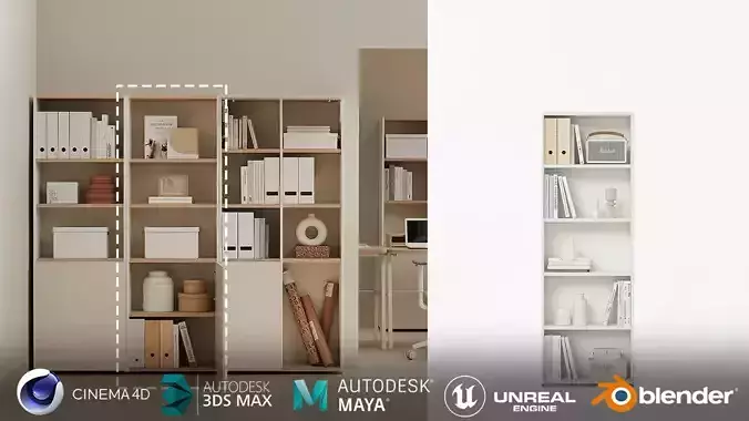 Tio general bookshelf