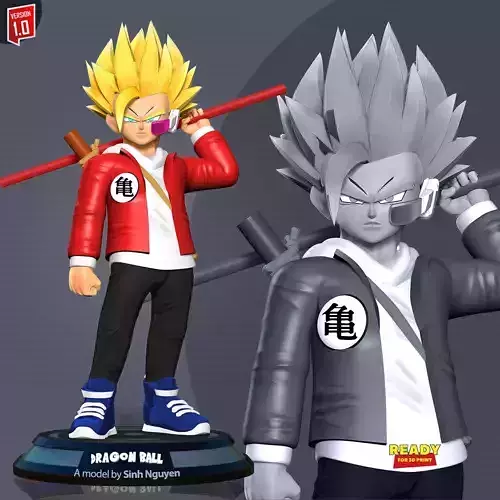 Teen Wukong Gohan - Dragon Ball Fanart