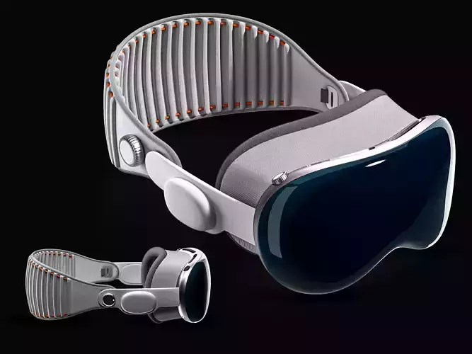 Apple Vision Pro 3D model