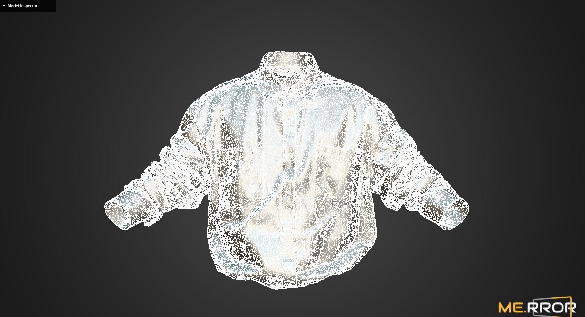 Blue Denim Shirts 3D model_10