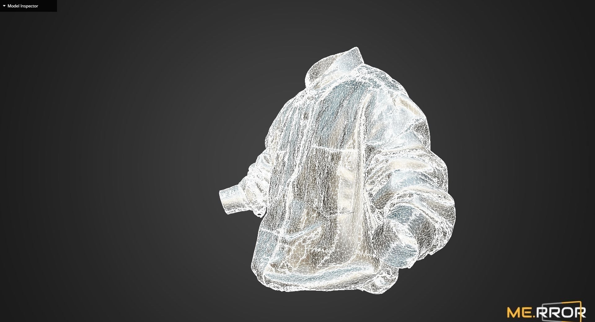 Blue Denim Shirts 3D model_11