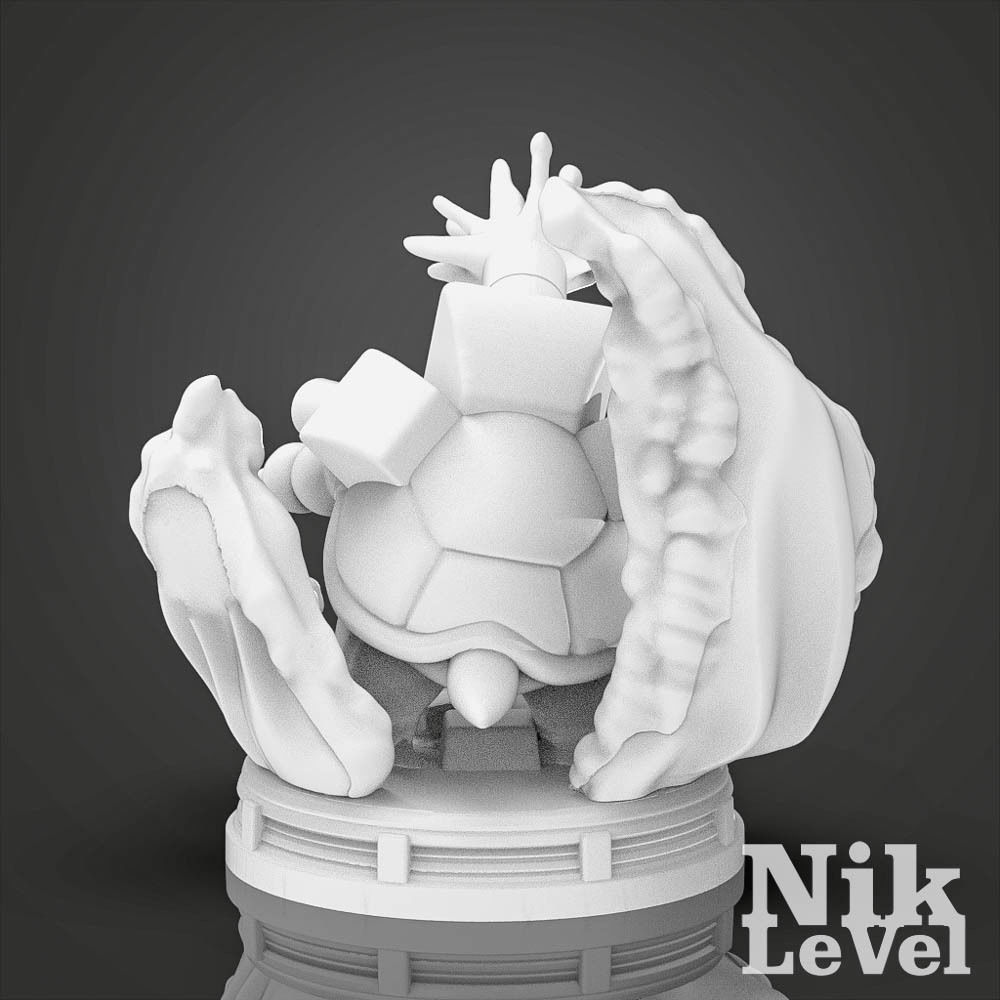 Blastoise Pokemon 3D Printable  3D print model_13