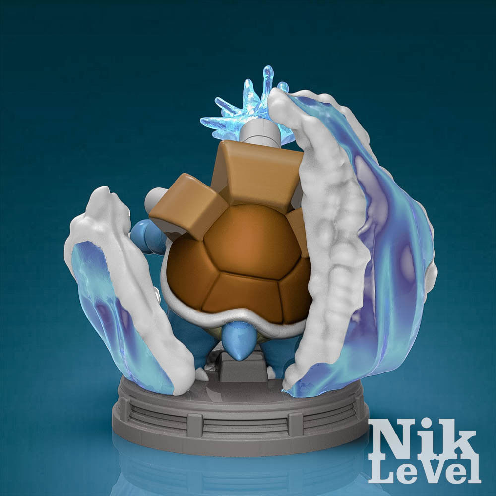 Blastoise Pokemon 3D Printable  3D print model_5