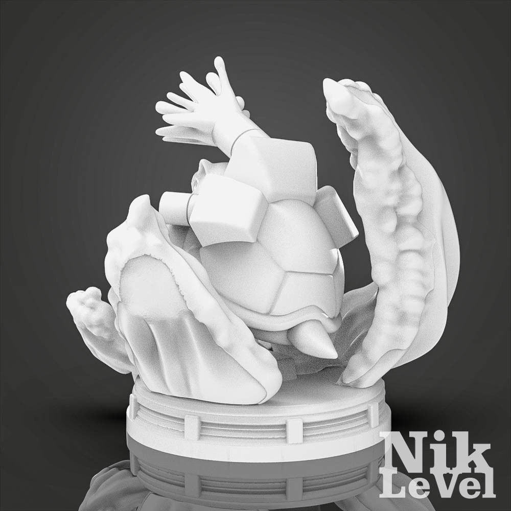 Blastoise Pokemon 3D Printable  3D print model_12