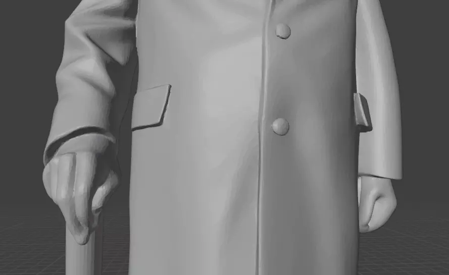 Winston Churchill 3D print model_28