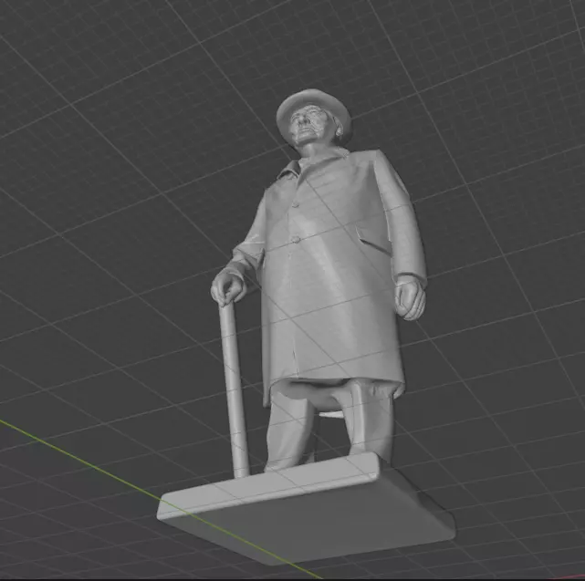 Winston Churchill 3D print model_11