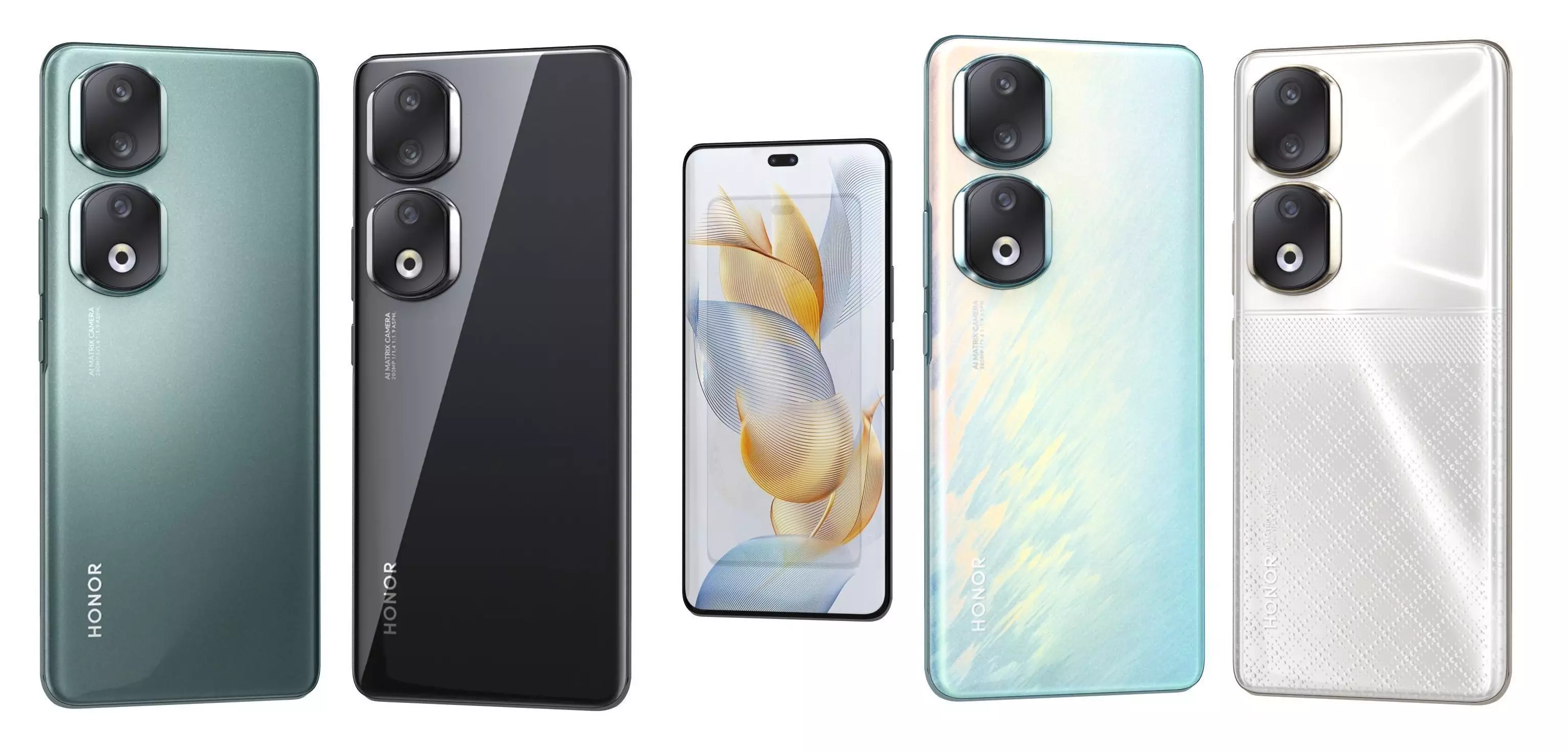 Honor 90 Pro All Colors 3D model