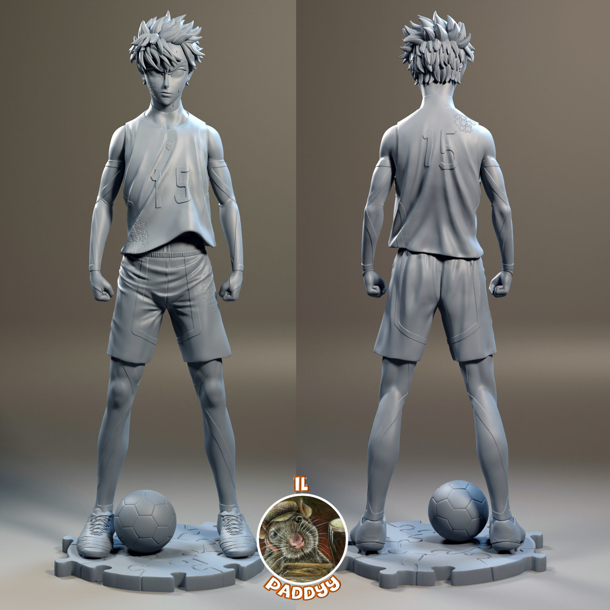 ISAGI YOICHI-BLUE LOCK 3D print model_4