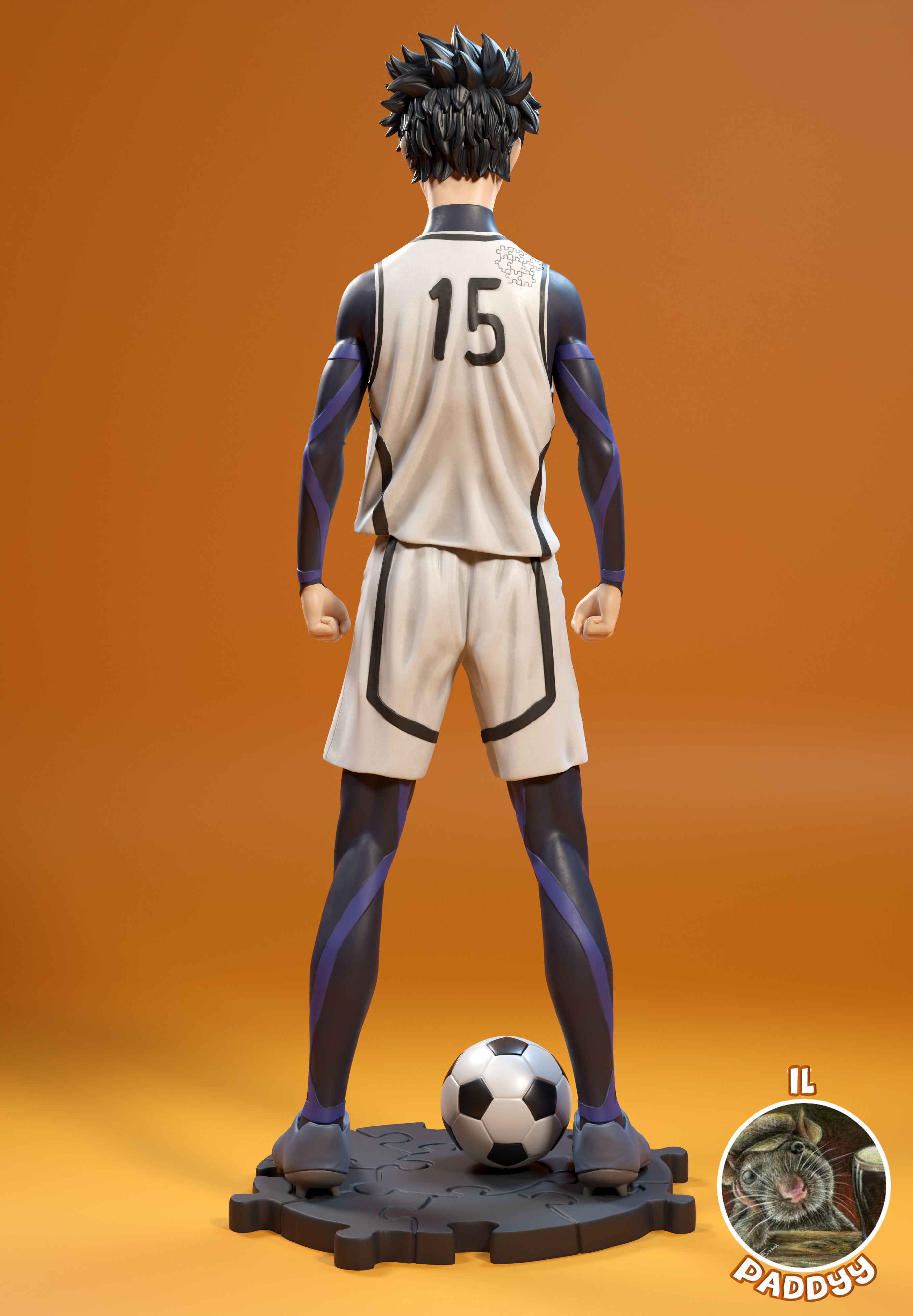 ISAGI YOICHI-BLUE LOCK 3D print model_3