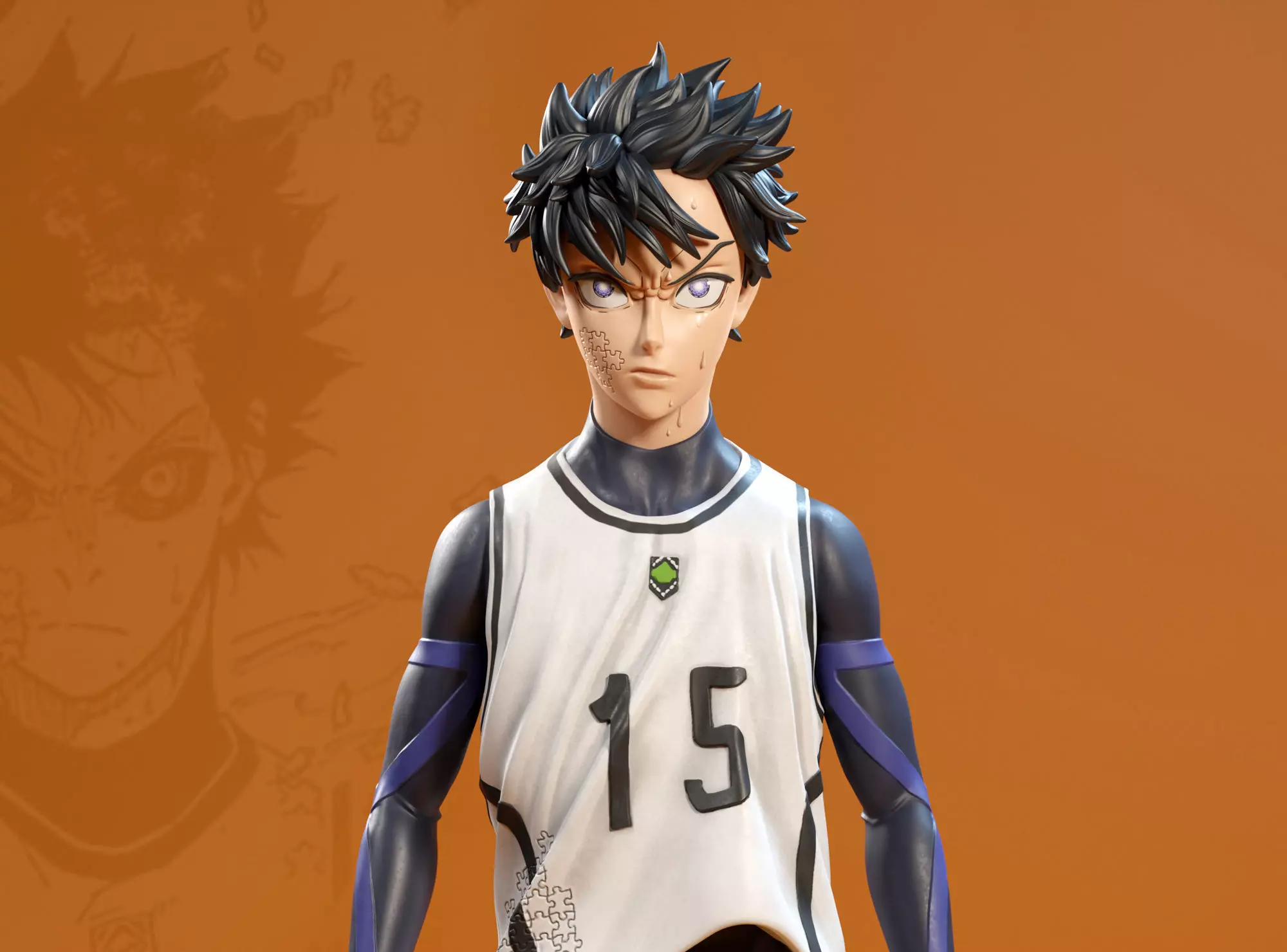 ISAGI YOICHI-BLUE LOCK 3D print model_0