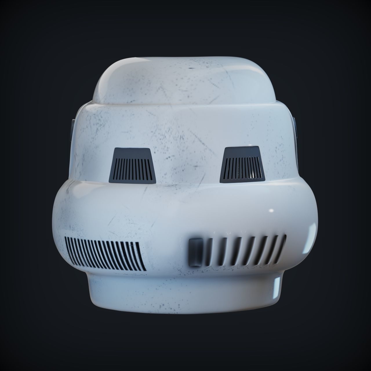 SCOUT TROOPER HELMET LIFE SIZE SCALE 3D print model_9