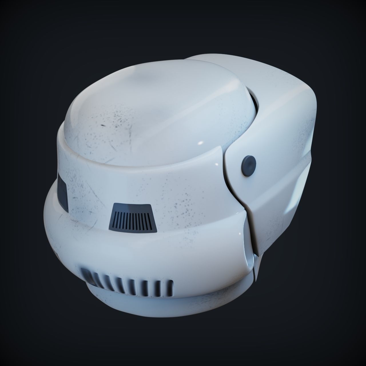 SCOUT TROOPER HELMET LIFE SIZE SCALE 3D print model_14