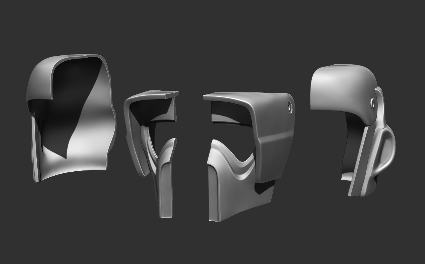 SCOUT TROOPER HELMET LIFE SIZE SCALE 3D print model_5