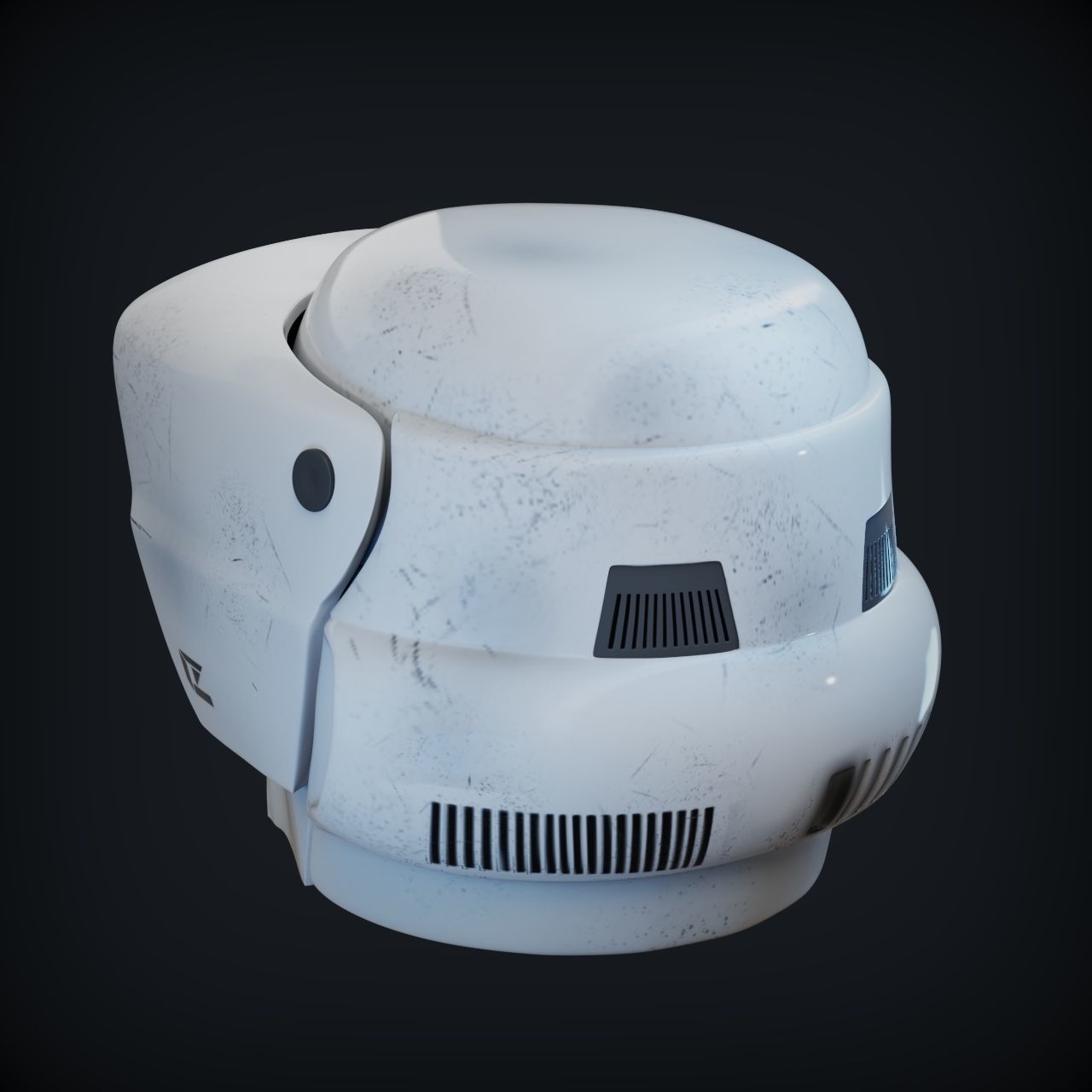 SCOUT TROOPER HELMET LIFE SIZE SCALE 3D print model_17