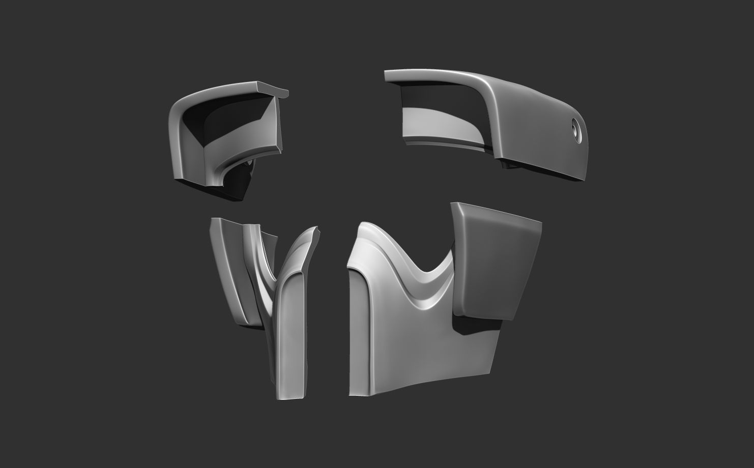 SCOUT TROOPER HELMET LIFE SIZE SCALE 3D print model_10