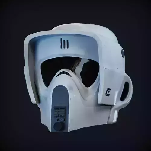 SCOUT TROOPER HELMET LIFE SIZE SCALE