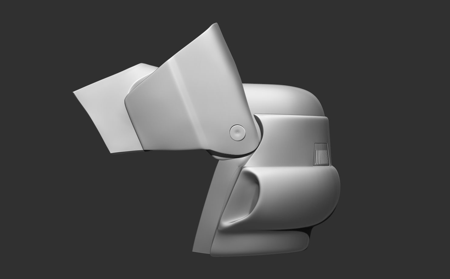 SCOUT TROOPER HELMET LIFE SIZE SCALE 3D print model_21