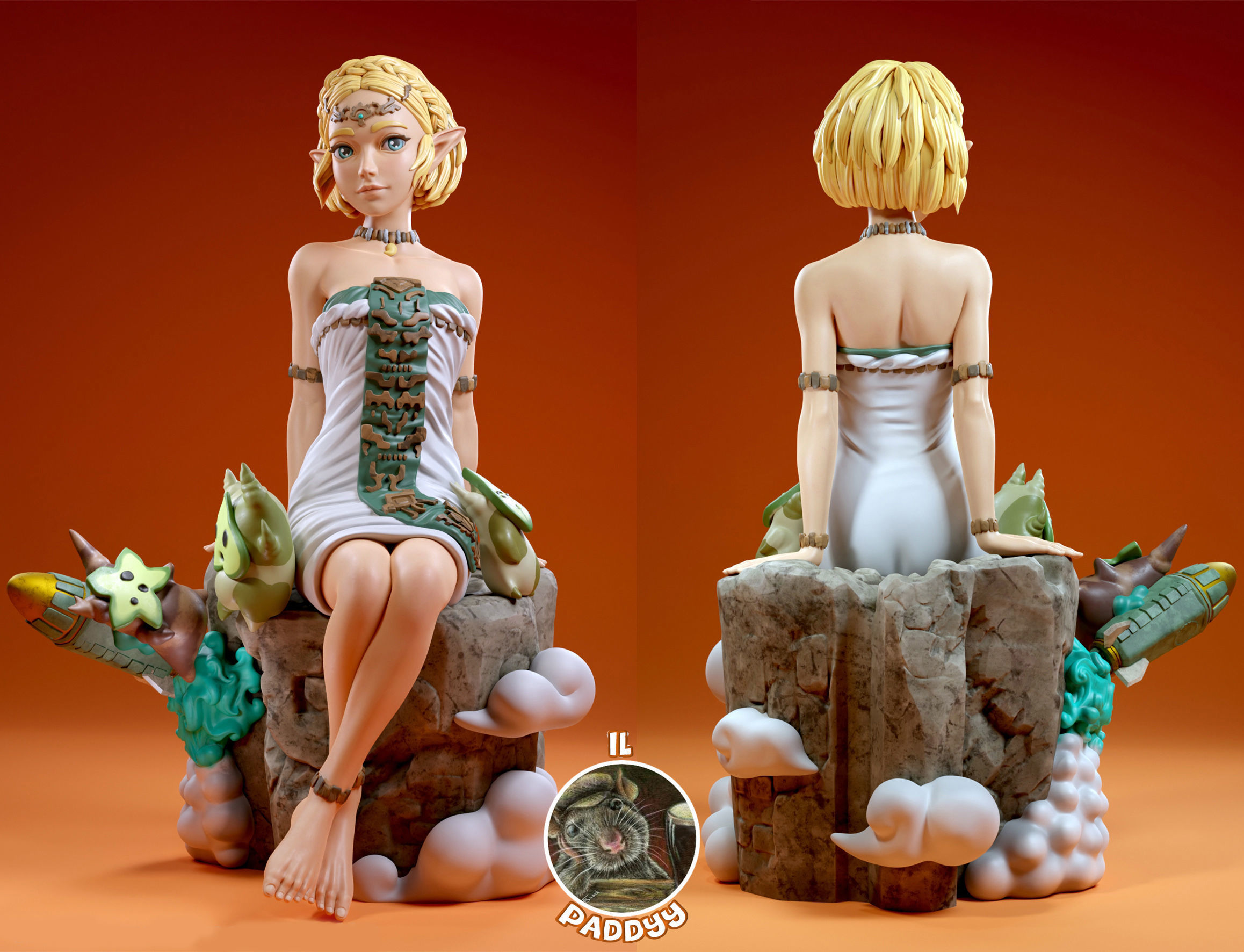 ZELDA FROM TEARS OF THE KINGDOM 3D print model_1