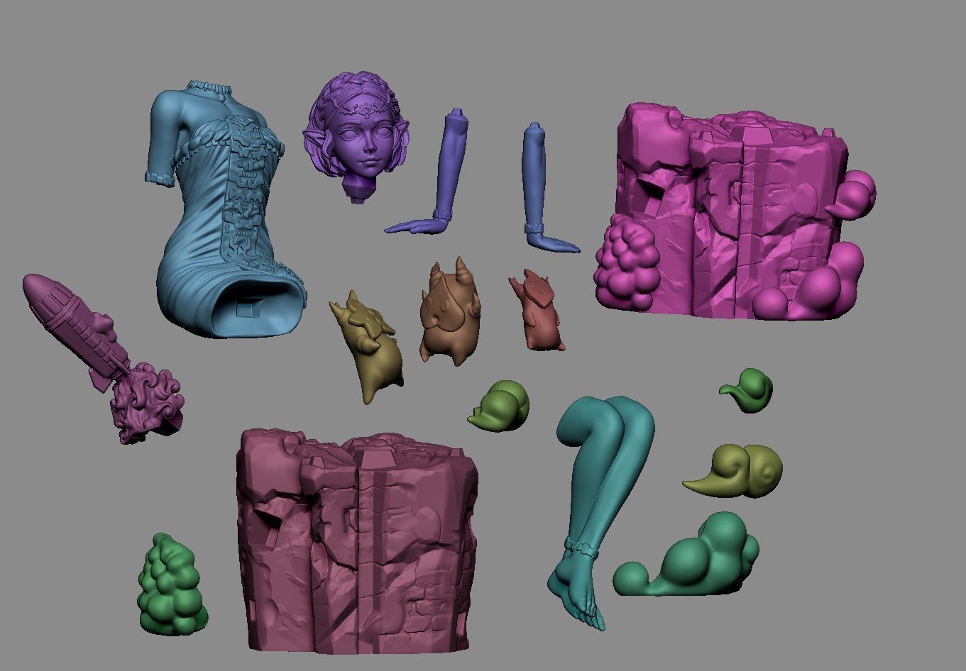 ZELDA FROM TEARS OF THE KINGDOM 3D print model_4