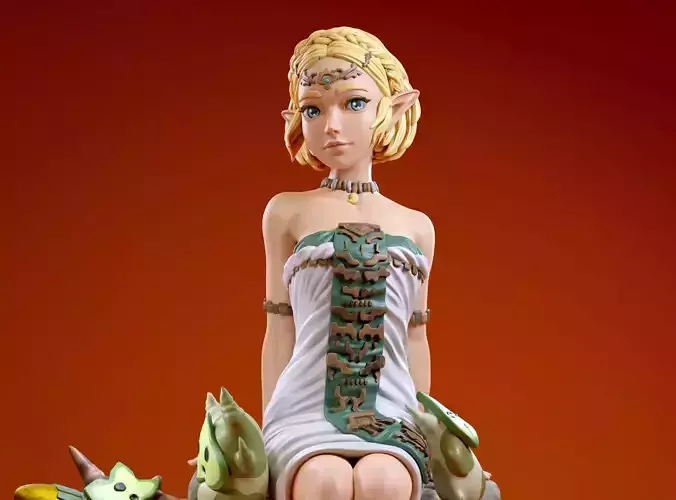 ZELDA FROM TEARS OF THE KINGDOM 3D print model
