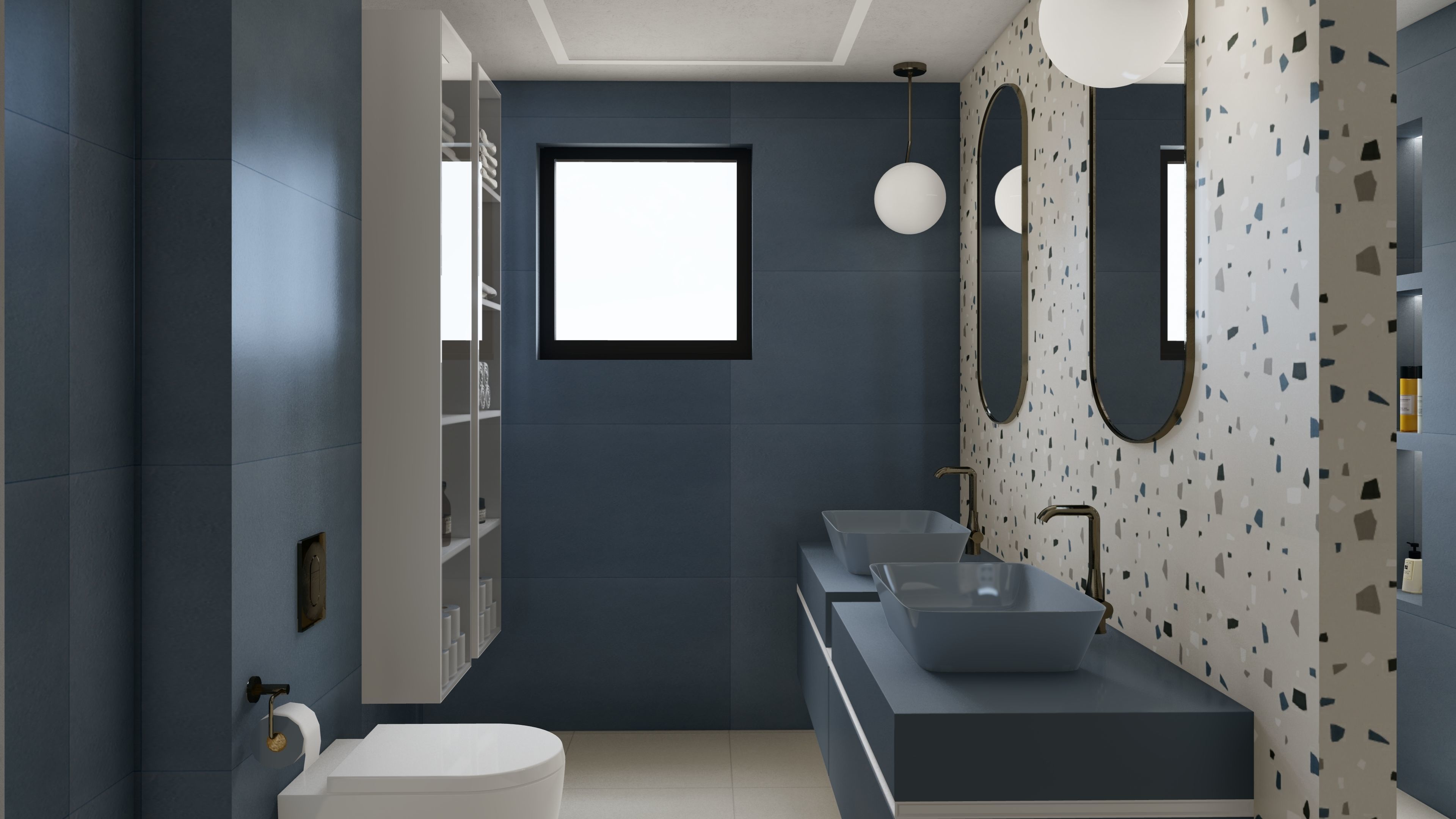 Bathroom Design  3D model_1