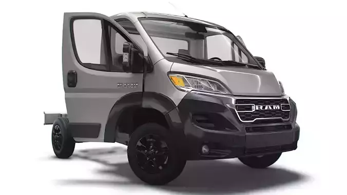 RAM Promaster Chassis HQInterior SCab 3000WB 2023 3D model