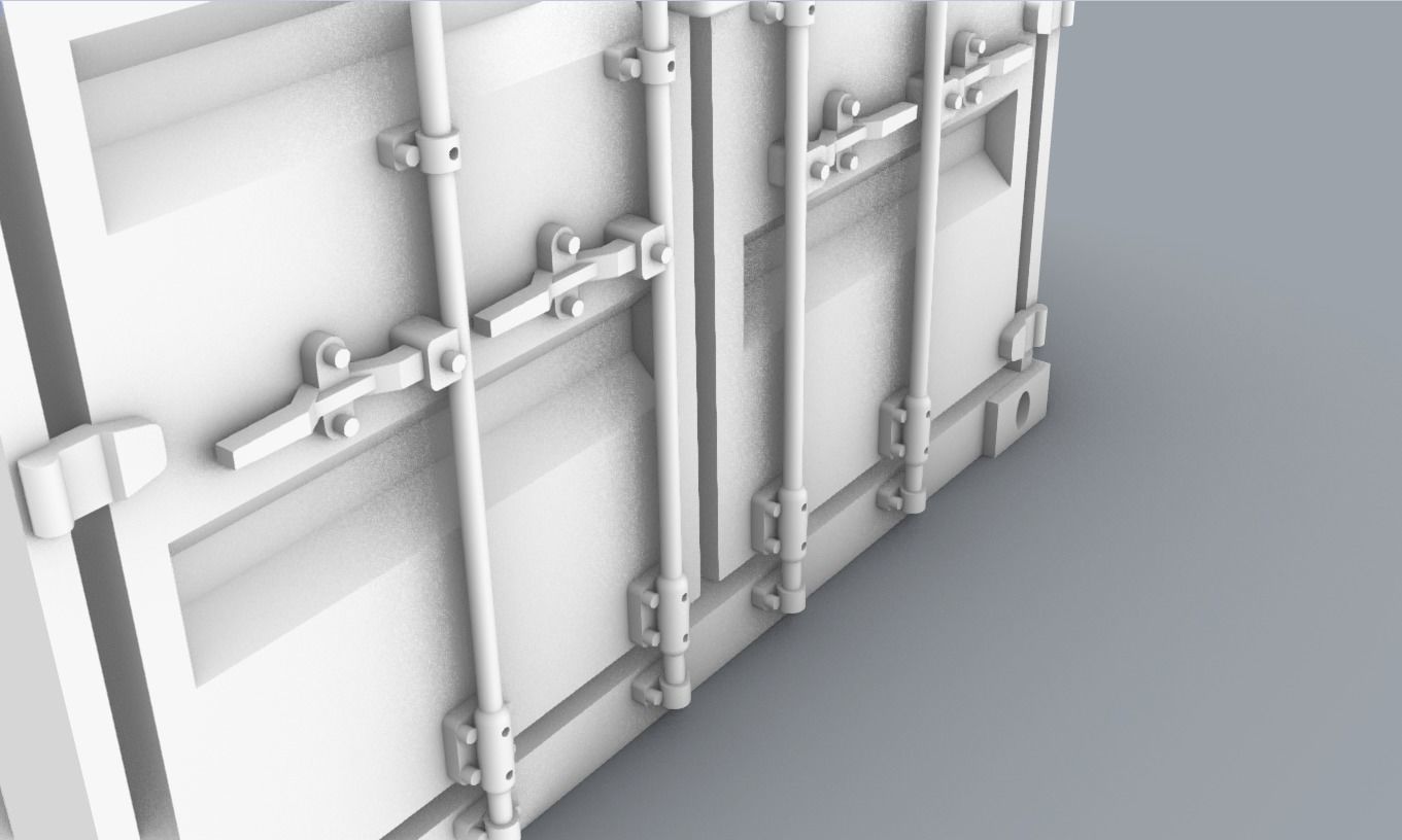 Shipping Container PM 3D print model_7