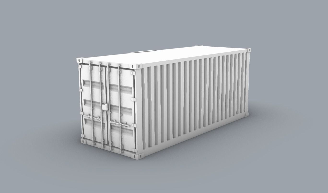 Shipping Container PM 3D print model_1