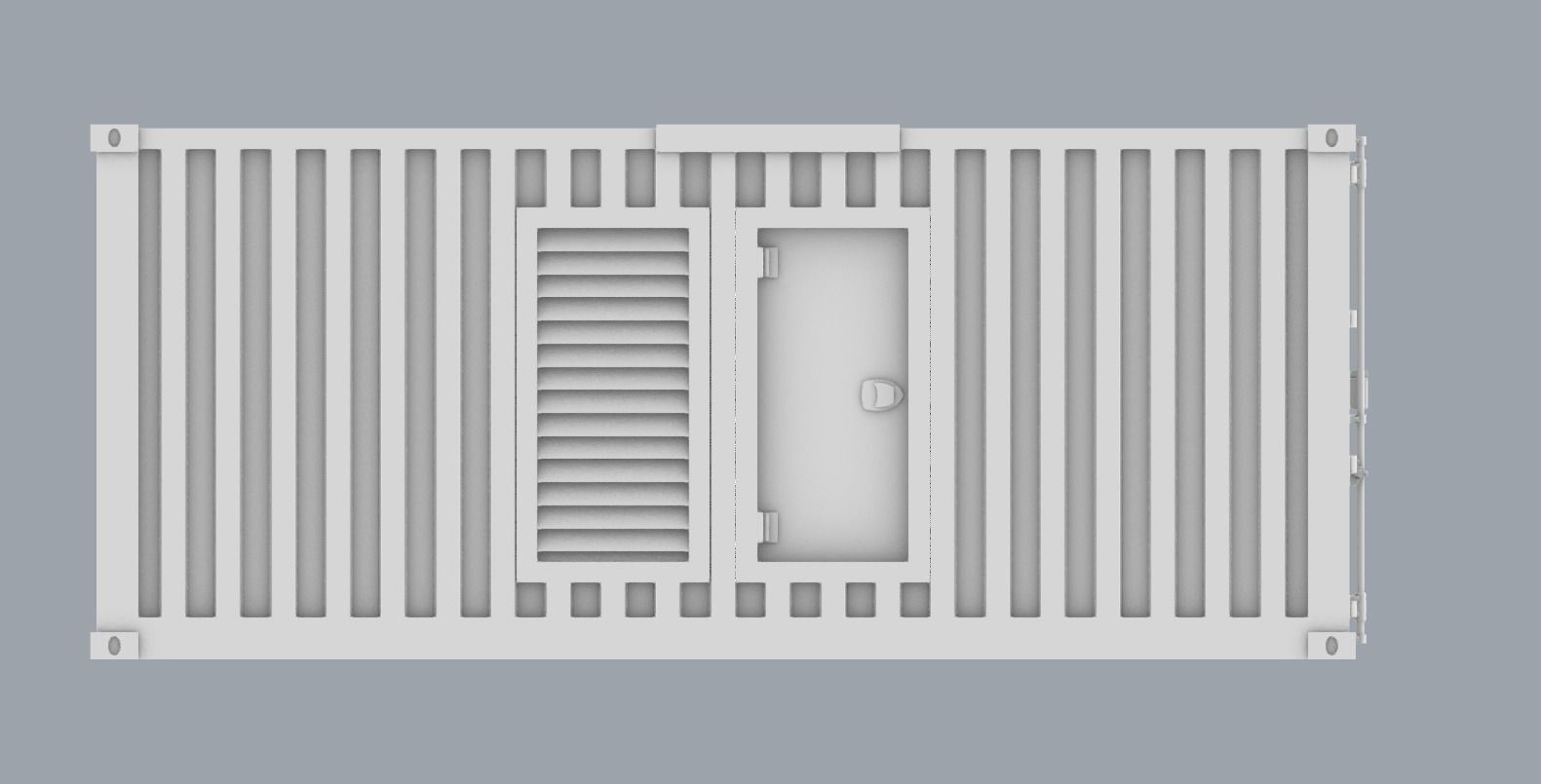 Shipping Container PM 3D print model_14