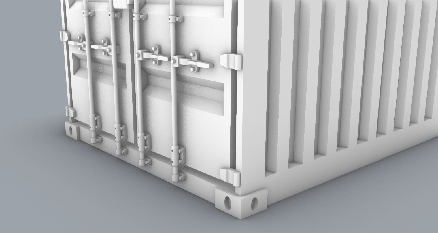 Shipping Container PM 3D print model_8