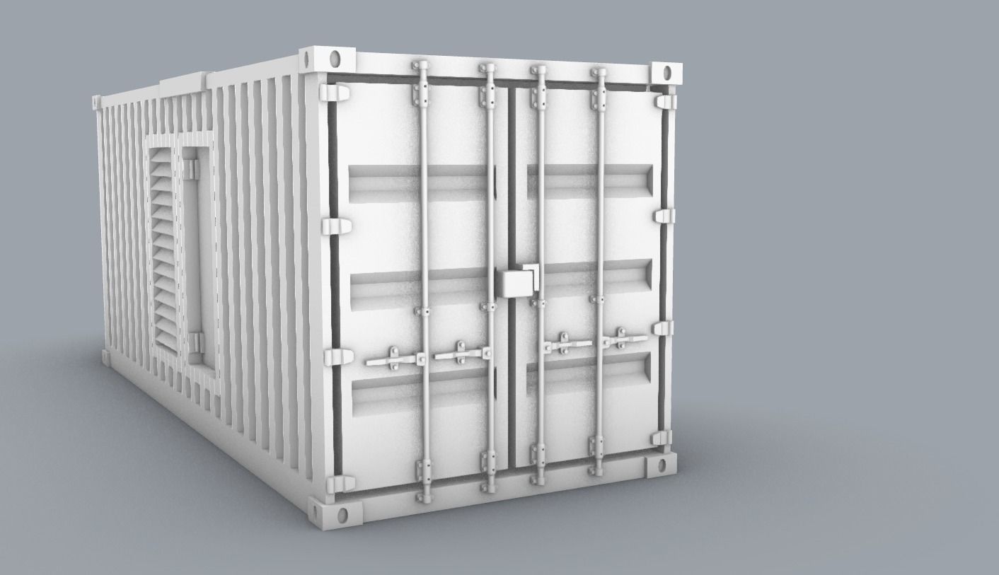 Shipping Container PM 3D print model_4