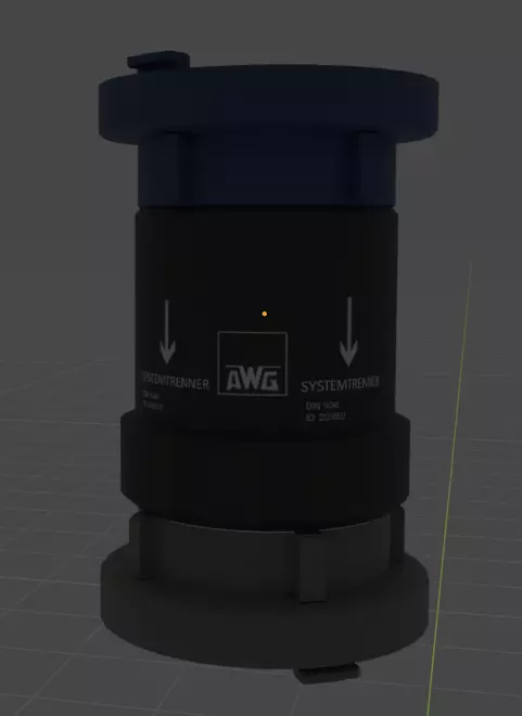 Systemtrenner 3D Modell 3D model