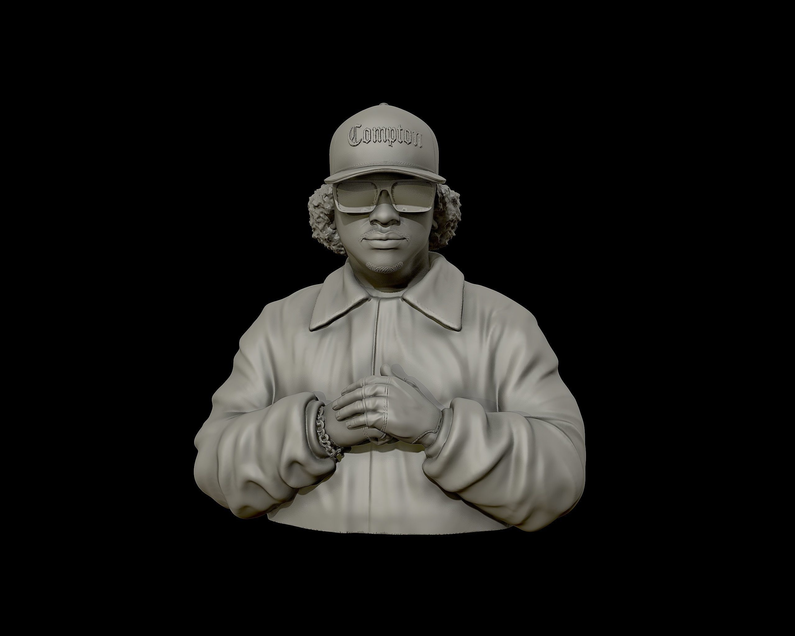 Eazy-E Bust 3D print model_19