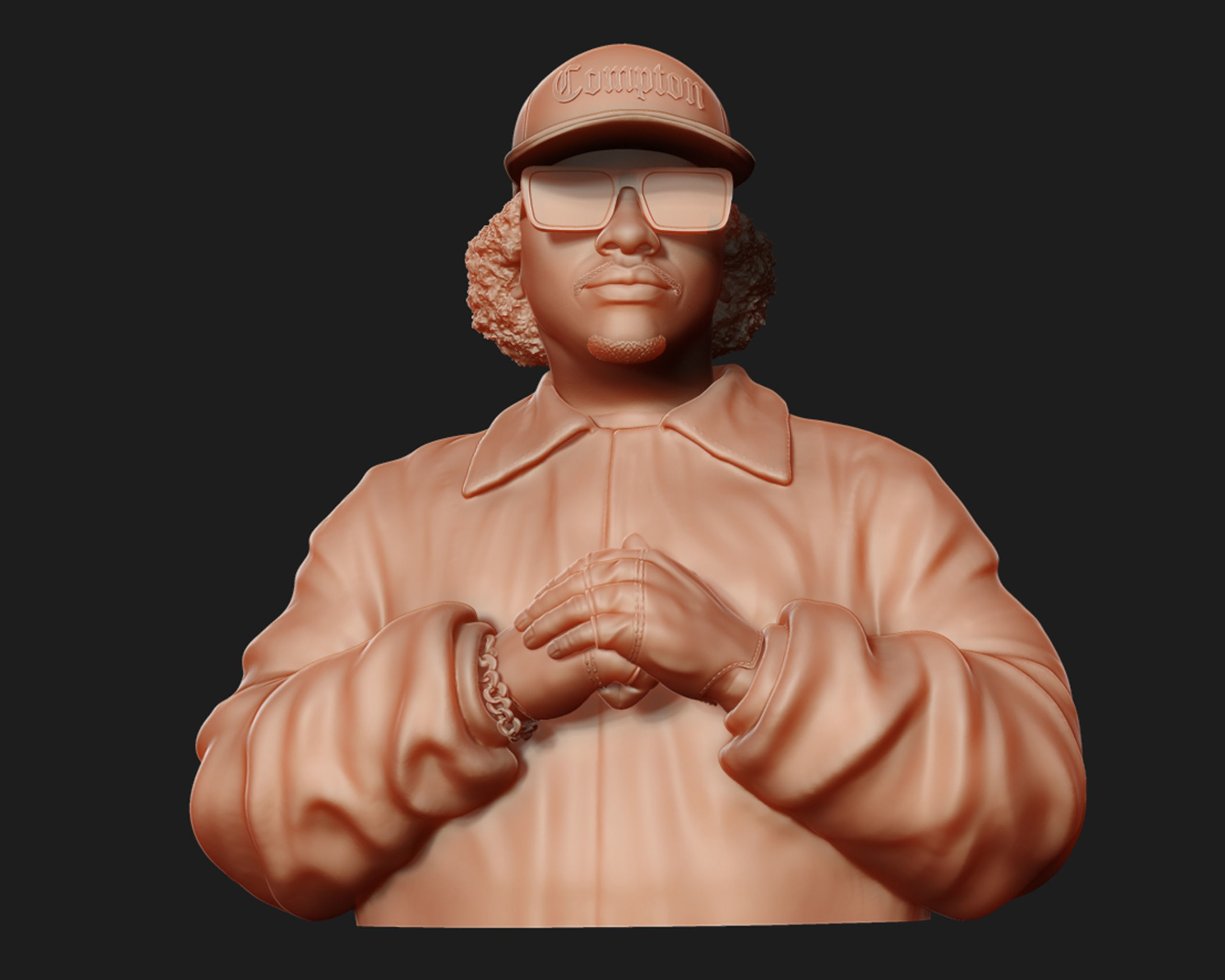 Eazy-E Bust 3D print model_17