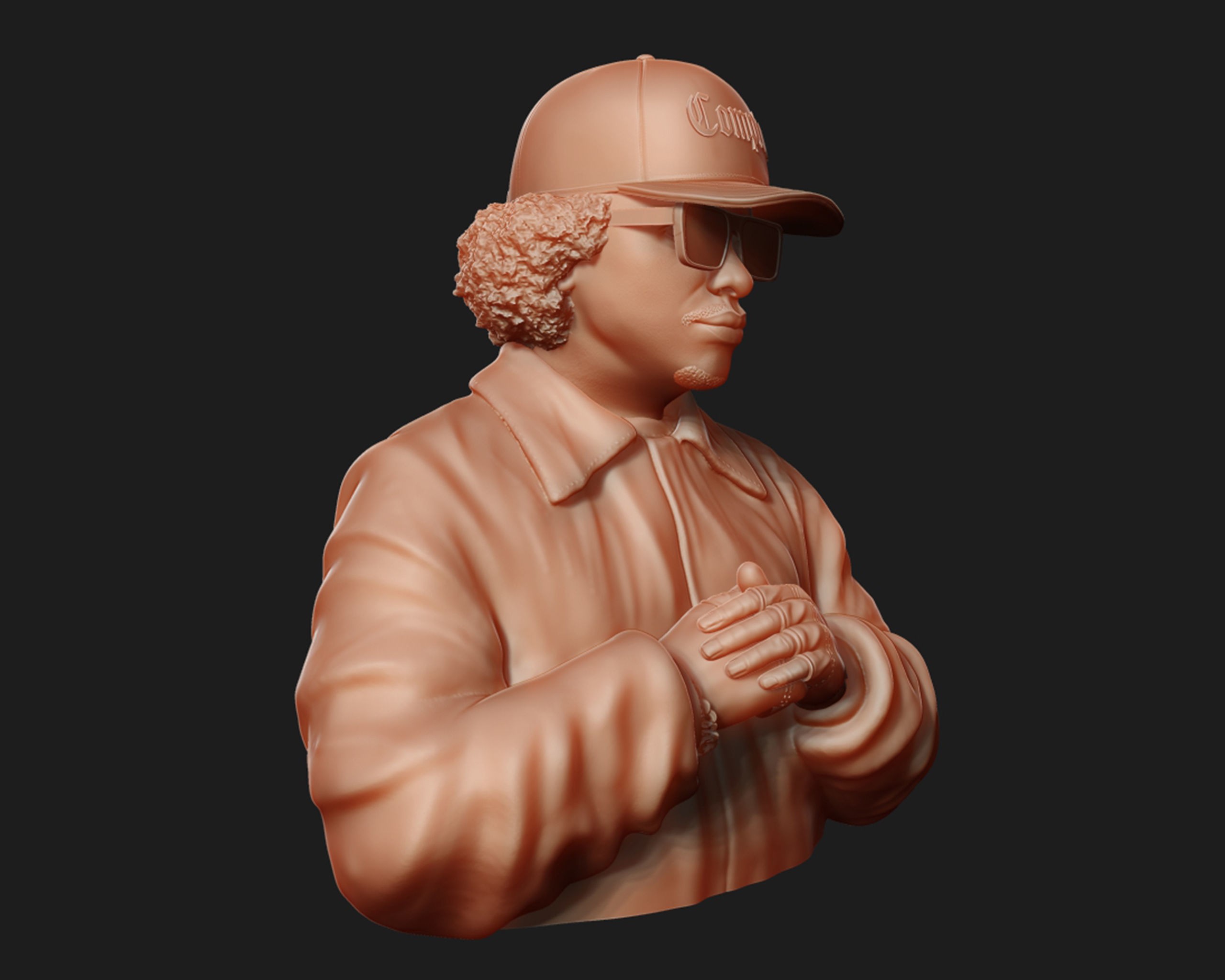 Eazy-E Bust 3D print model_14