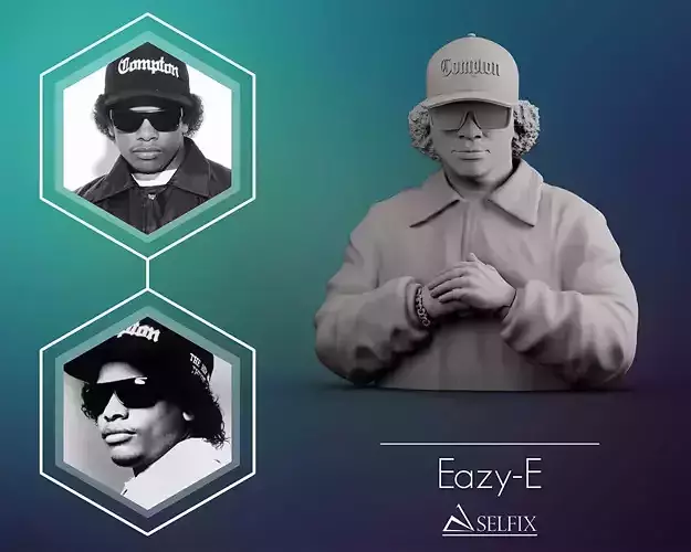 Eazy-E Bust 3D print model