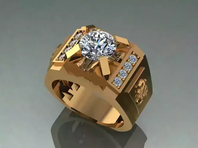 Men Ring Dragon Jewelry