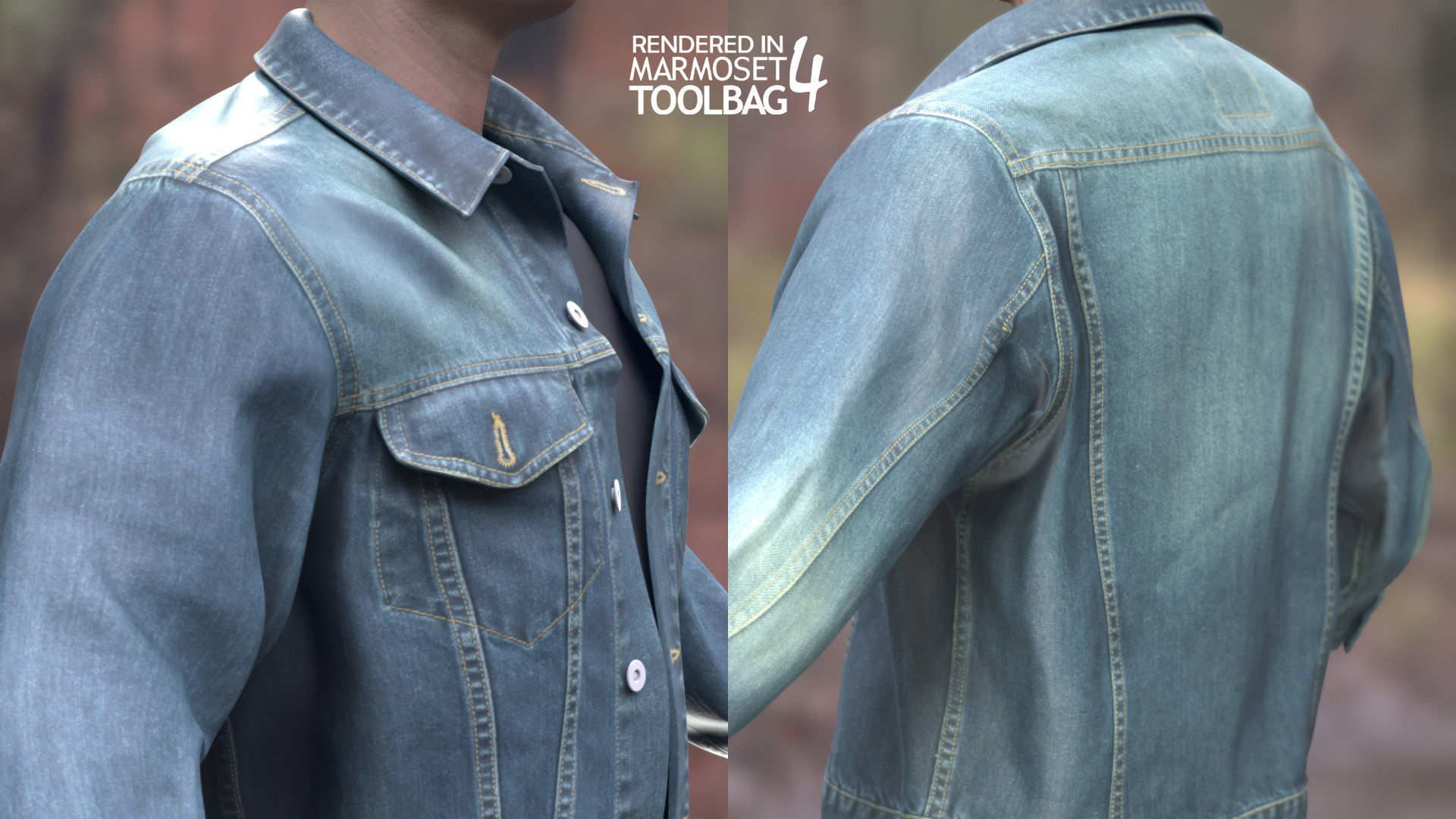 Man - Autumn Outfit 7 - Modular - Rigged Low-poly 3D model_15