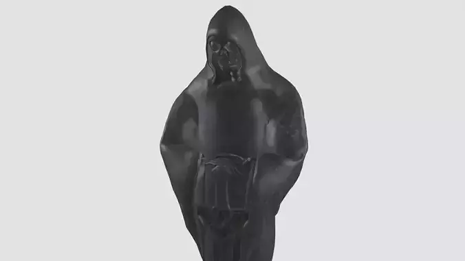 Skull statue - grim reaper