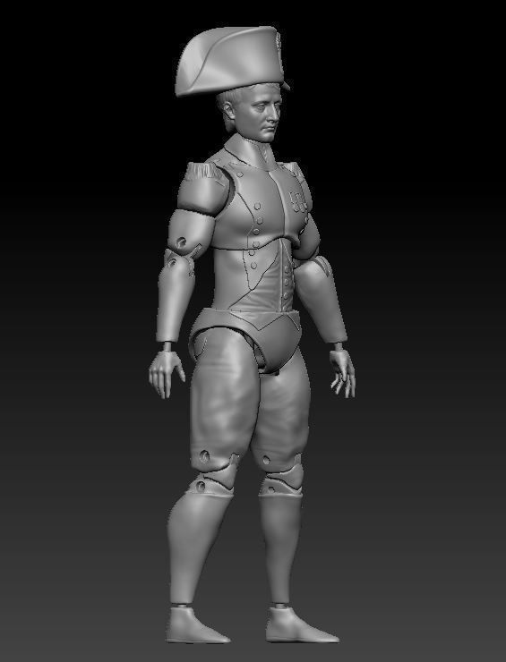 Napoleon Bonaparte Action Figure 3D print model_3