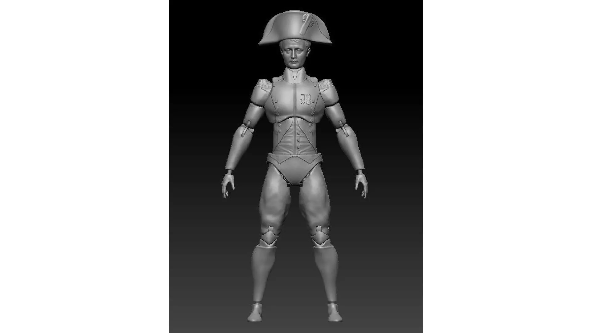 Napoleon Bonaparte Action Figure 3D print model_0